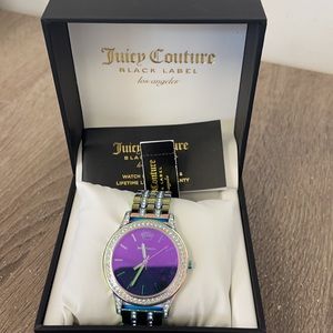 Juicy Couture Black Label Swarovski Crystal Ladies Watch - SEALED on the Face!!!